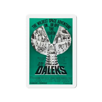 DR. WHO & THE DALEKS (2) 1965 Movie Poster - Refrigerator Magnet 4 Inch - The Sticker Space