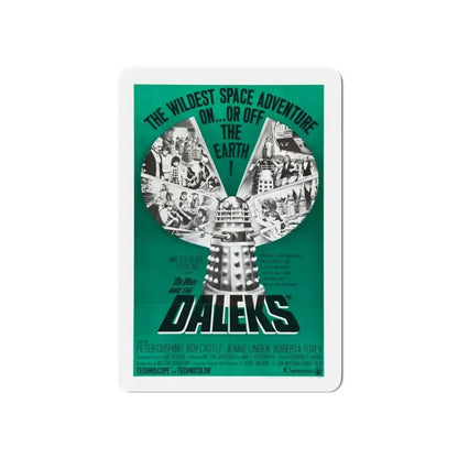 DR. WHO & THE DALEKS (2) 1965 Movie Poster - Refrigerator Magnet - The Sticker Space