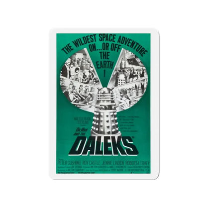 DR. WHO & THE DALEKS (2) 1965 Movie Poster - Refrigerator Magnet - The Sticker Space