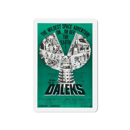 DR. WHO & THE DALEKS (2) 1965 Movie Poster - Refrigerator Magnet - The Sticker Space