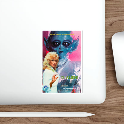 DR. ALIEN! 1989 Movie Poster STICKER Vinyl Die-Cut Decal-The Sticker Space