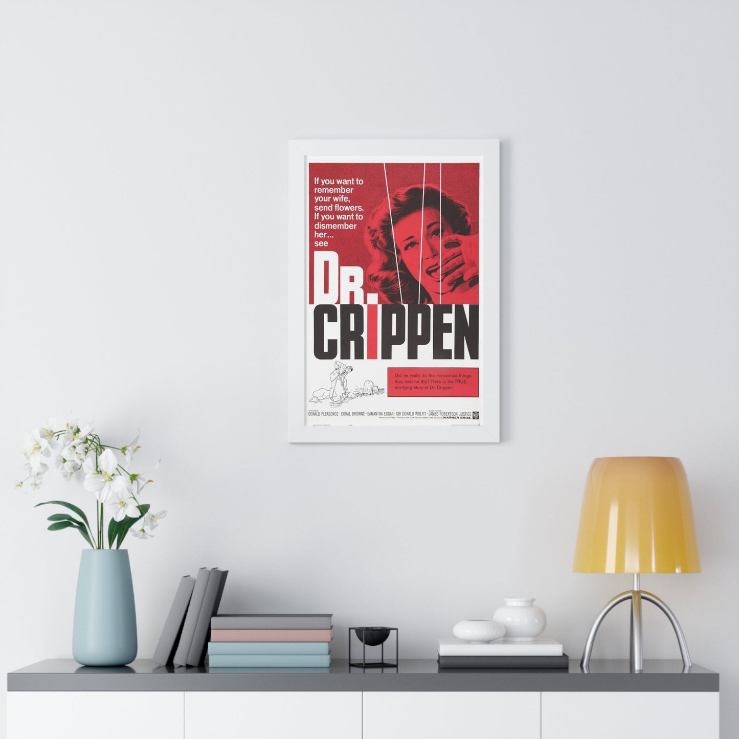 DR. CRIPPEN 1962 - Framed Movie Poster-The Sticker Space