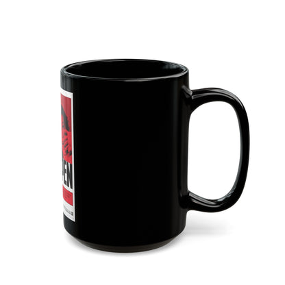 DR. CRIPPEN 1962 Movie Poster - Black Coffee Mug-The Sticker Space