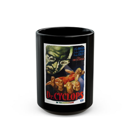 DR. CYCLOPS 1940 Movie Poster - Black Coffee Mug-15oz-The Sticker Space