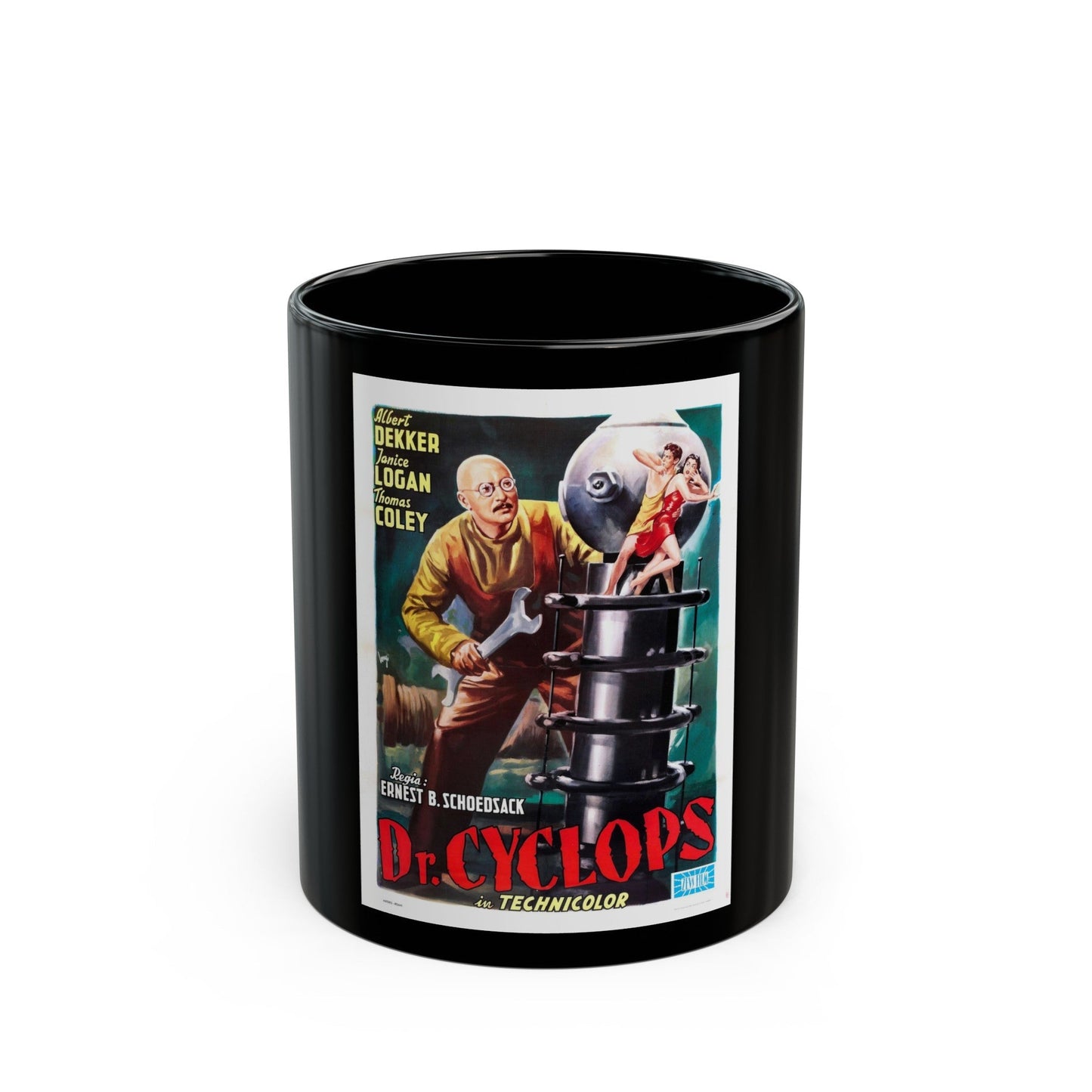 DR. CYCLOPS (SPANISH) 1940 Movie Poster - Black Coffee Mug-11oz-The Sticker Space