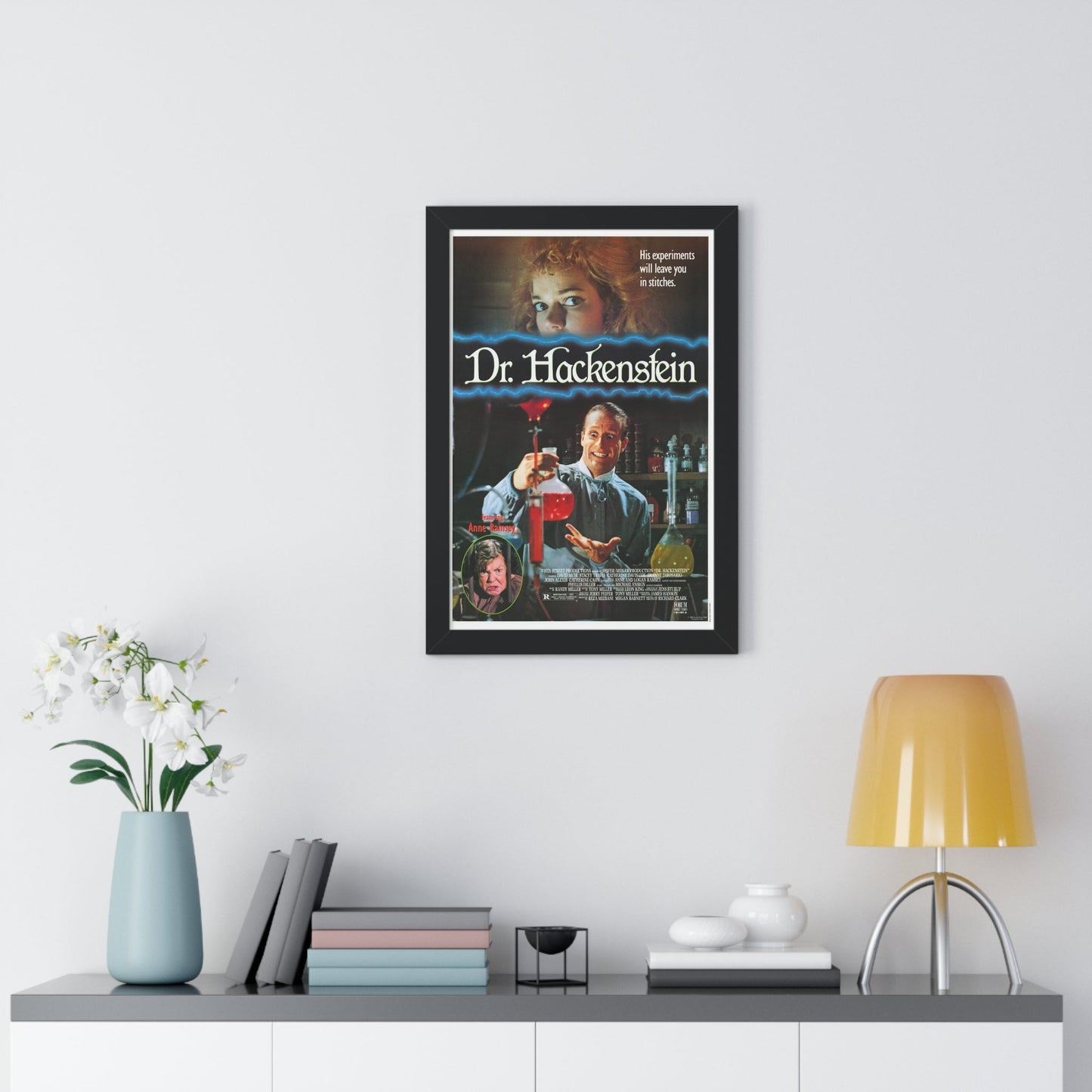 DR. HACKENSTEIN 1988 - Framed Movie Poster-The Sticker Space