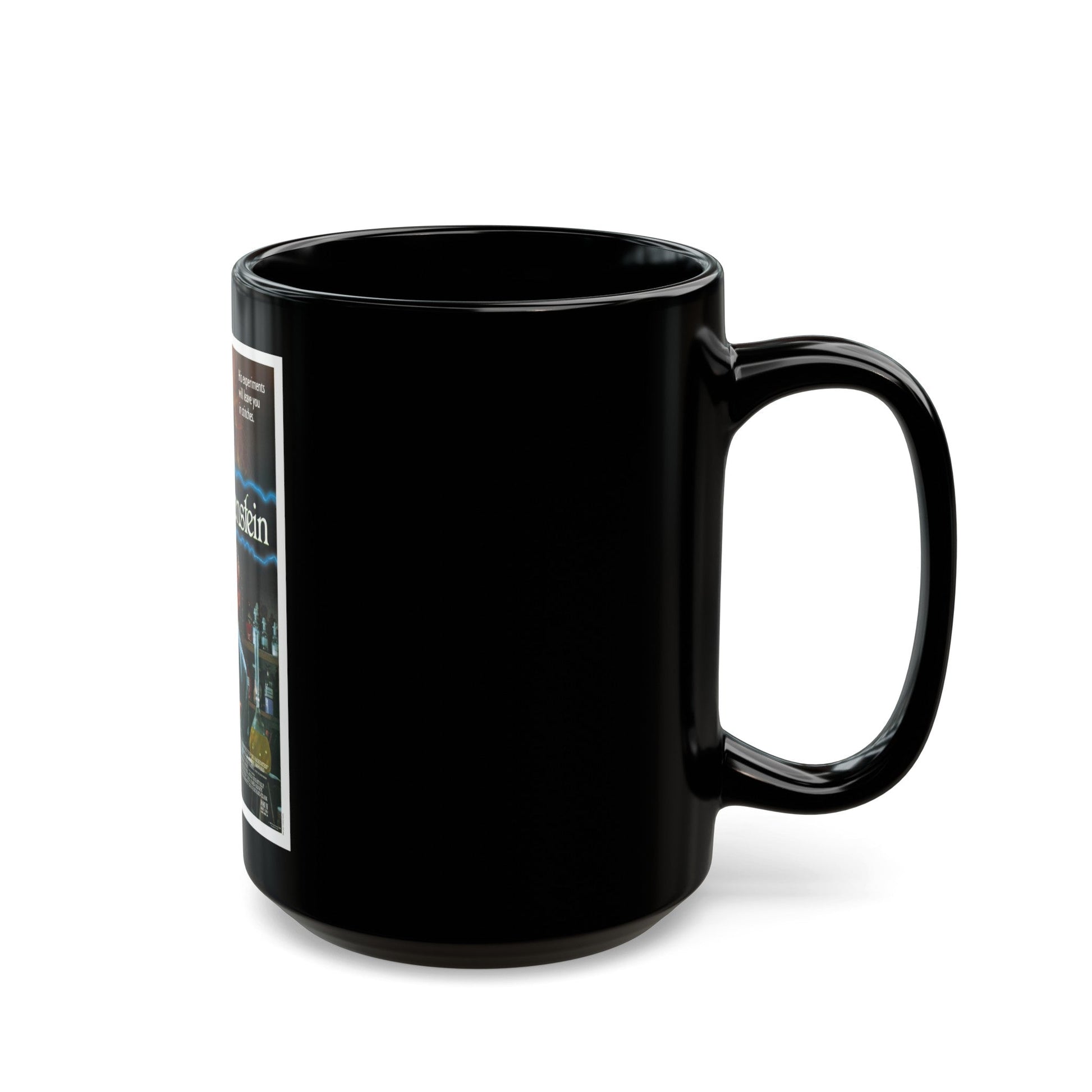 DR. HACKENSTEIN 1988 Movie Poster - Black Coffee Mug-The Sticker Space