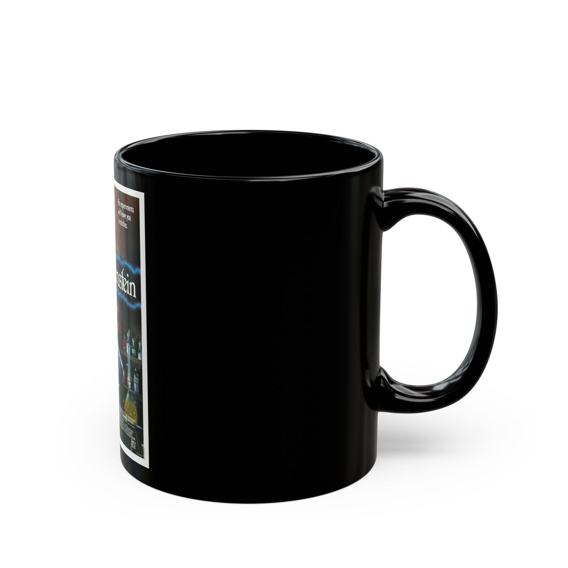 DR. HACKENSTEIN 1988 Movie Poster - Black Coffee Mug-The Sticker Space