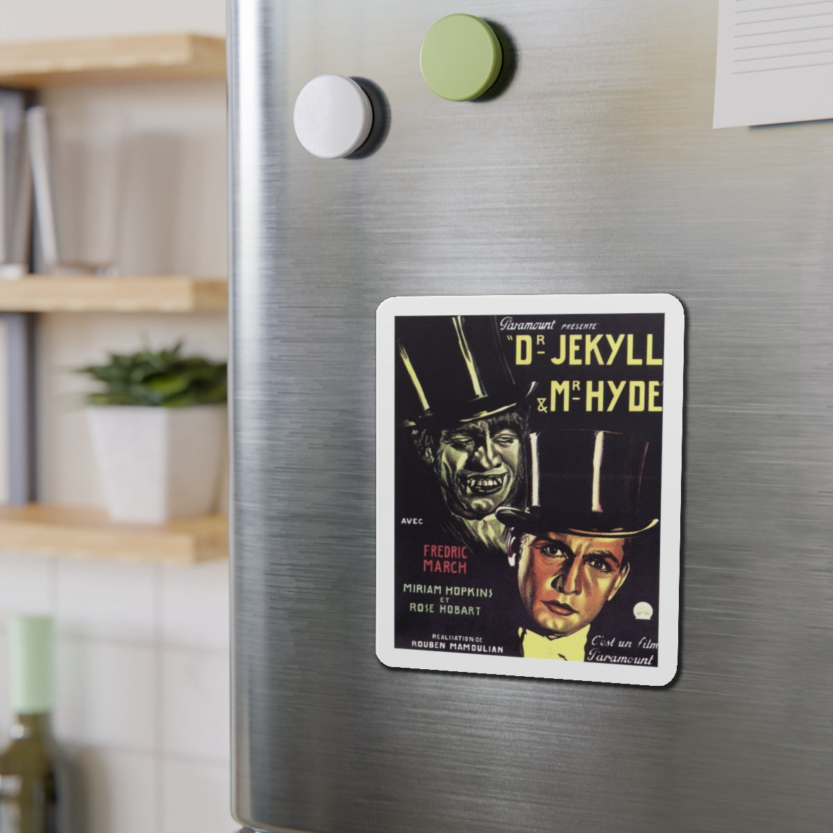 DR. JEKYLL AND MR. HYDE 1931 Movie Poster - Die-Cut Magnet-The Sticker Space