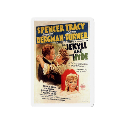 DR. JEKYLL AND MR. HYDE 1941 Movie Poster - Die-Cut Magnet-4" x 4"-The Sticker Space