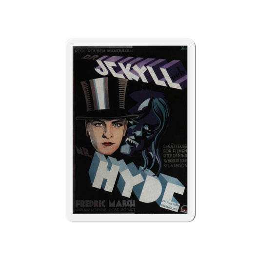 DR. JEKYLL AND MR. HYDE (2) 1931 Movie Poster - Die-Cut Magnet-6 × 6"-The Sticker Space