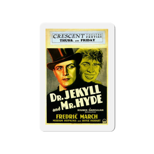 DR. JEKYLL AND MR. HYDE (3) 1931 Movie Poster - Die-Cut Magnet-6 × 6"-The Sticker Space