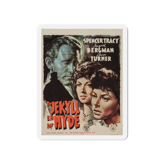 DR. JEKYLL AND MR. HYDE (DUTCH) 1941 Movie Poster - Die-Cut Magnet-6 × 6"-The Sticker Space