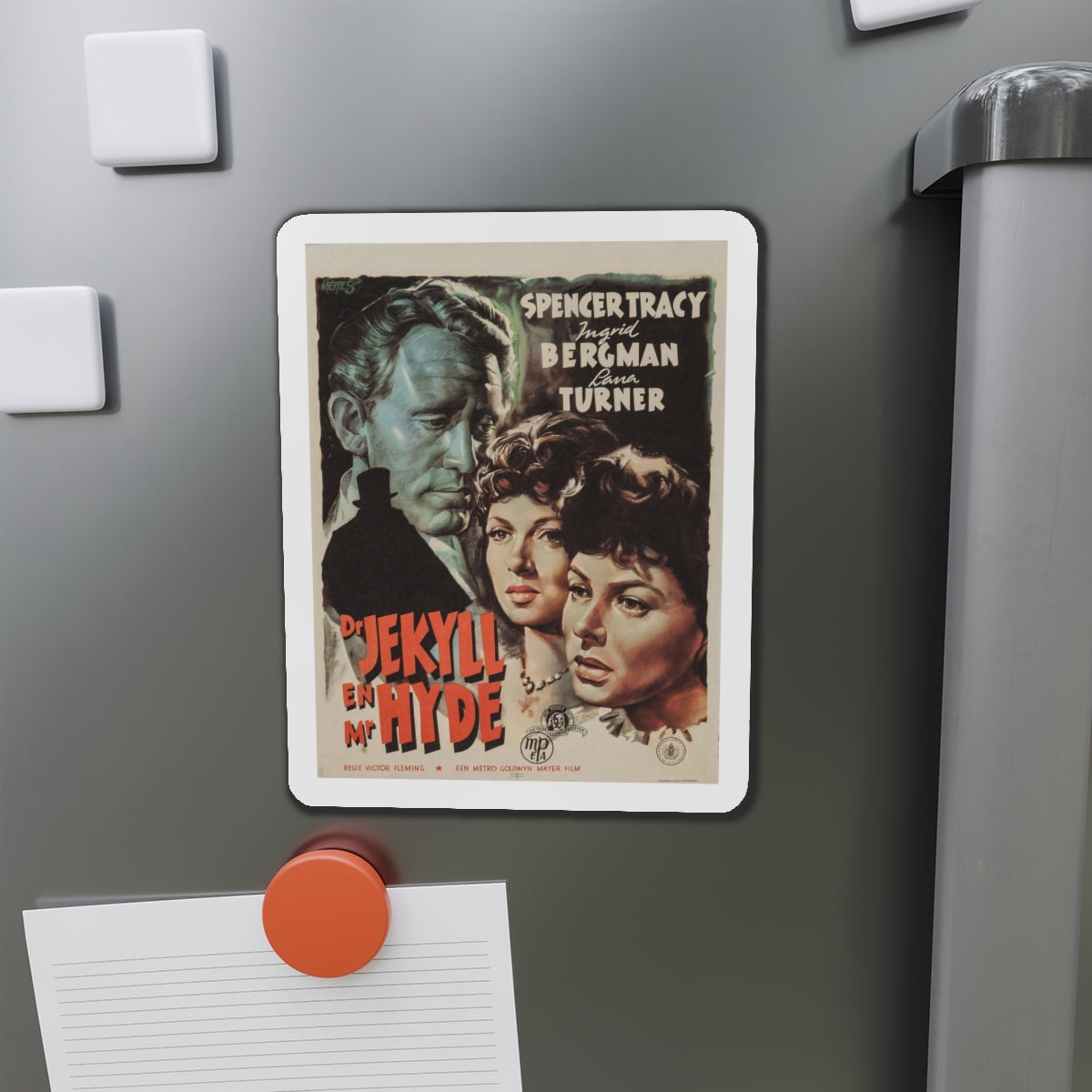 DR. JEKYLL AND MR. HYDE (DUTCH) 1941 Movie Poster - Die-Cut Magnet-The Sticker Space