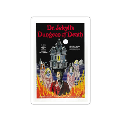 DR. JEKYLL'S DUNGEON OF DEATH 1979 Movie Poster STICKER Vinyl Die-Cut Decal-2 Inch-The Sticker Space