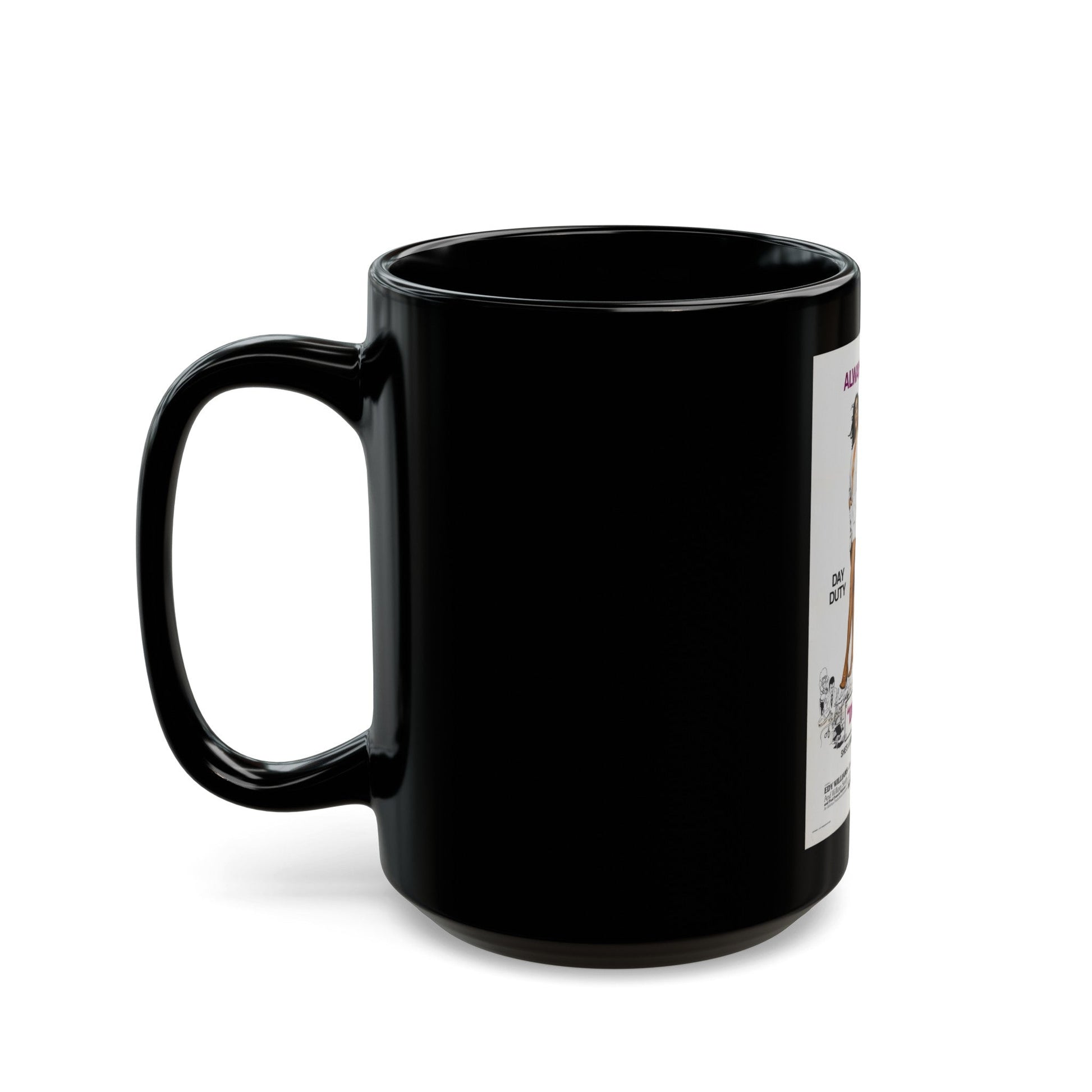 DR. MINX 1975 Movie Poster - Black Coffee Mug-The Sticker Space