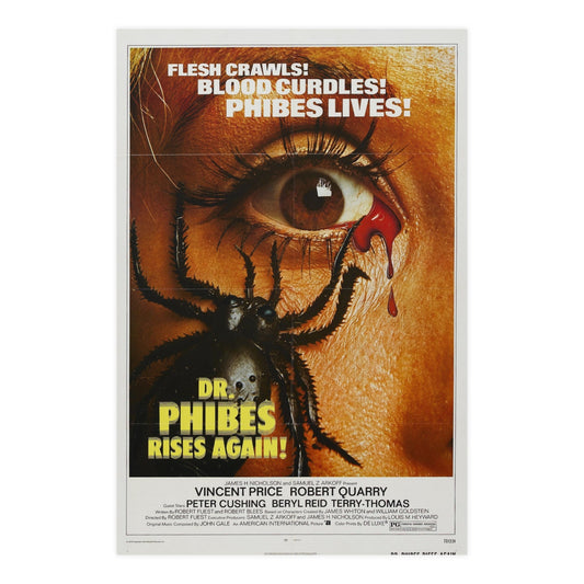 DR. PHIBES RISES AGAIN! 1972 - Paper Movie Poster-24″ x 36″ (Vertical)-The Sticker Space
