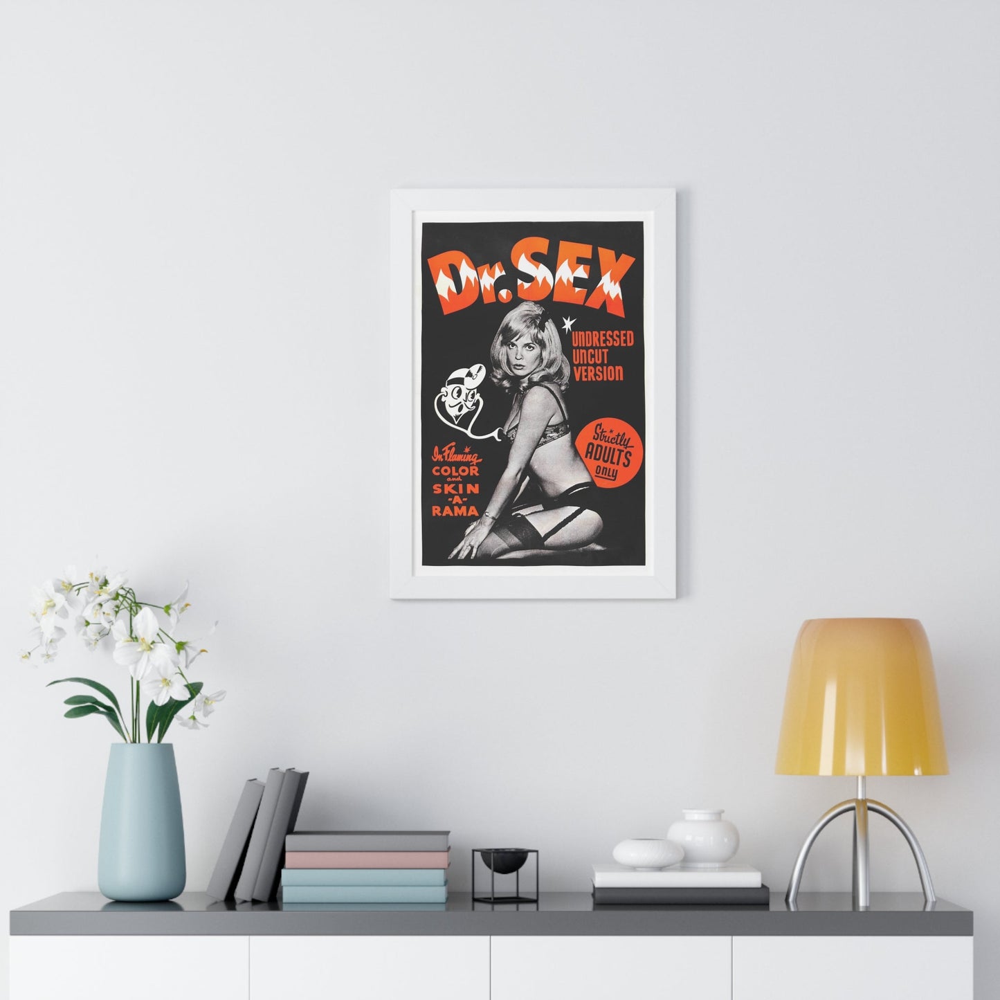 DR. SEX 1964 - Framed Movie Poster-The Sticker Space