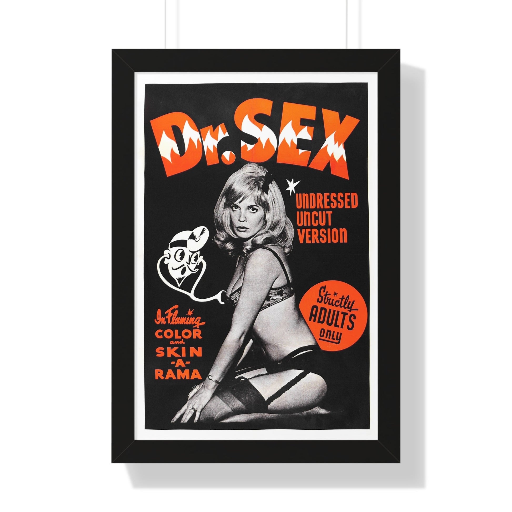 DR. SEX 1964 - Framed Movie Poster-16″ x 24″-The Sticker Space