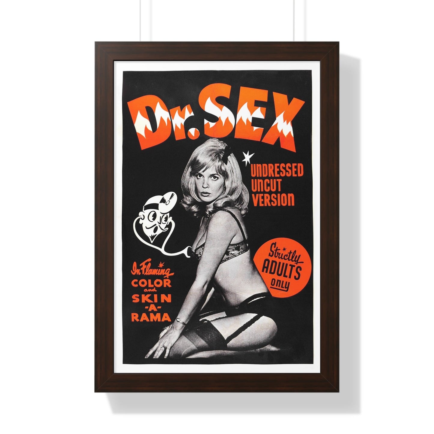 DR. SEX 1964 - Framed Movie Poster-16″ x 24″-The Sticker Space