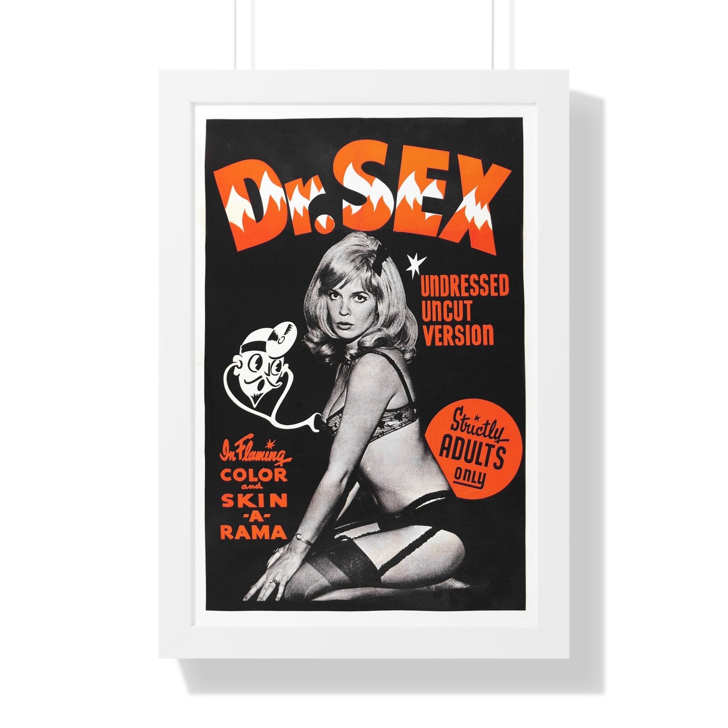 DR. SEX 1964 - Framed Movie Poster-16″ x 24″-The Sticker Space