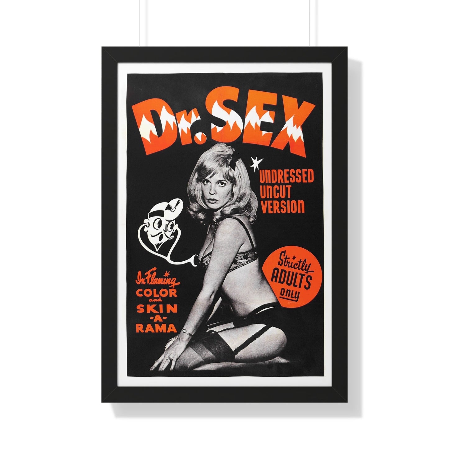 DR. SEX 1964 - Framed Movie Poster-20" x 30"-The Sticker Space