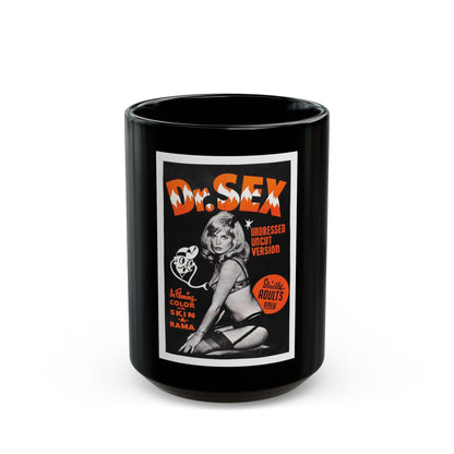 DR. SEX 1964 Movie Poster - Black Coffee Mug-15oz-The Sticker Space