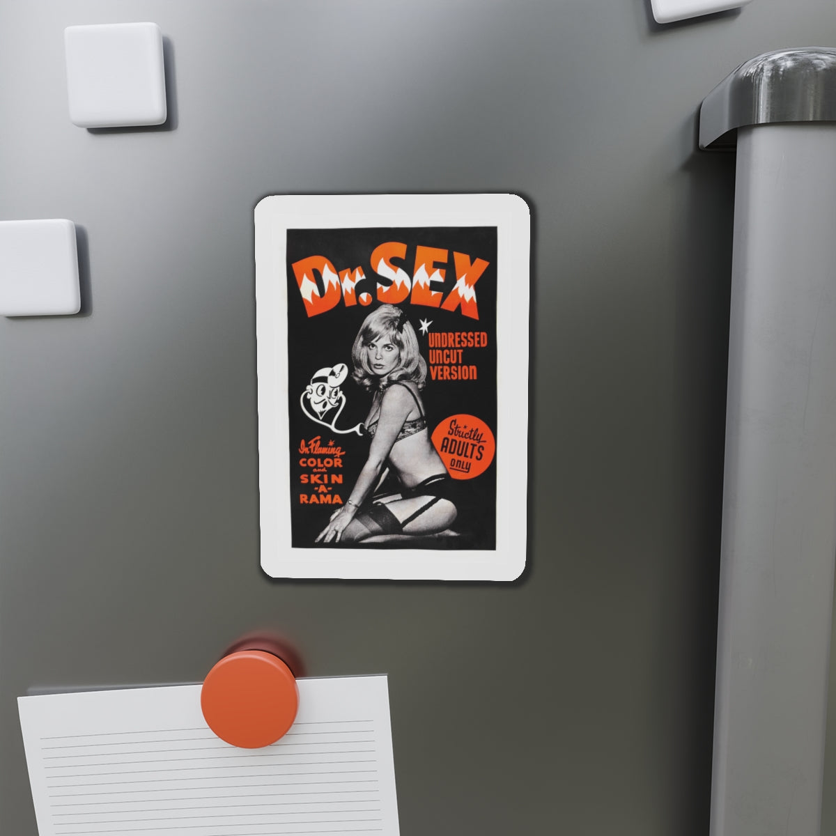 DR. SEX 1964 Movie Poster - Die-Cut Magnet-The Sticker Space