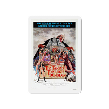 DR. TARR'S TORTURE DUNGEON 1973 Movie Poster - Die-Cut Magnet-5" x 5"-The Sticker Space