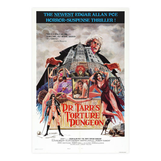 DR. TARR'S TORTURE DUNGEON 1973 - Paper Movie Poster-24″ x 36″ (Vertical)-The Sticker Space