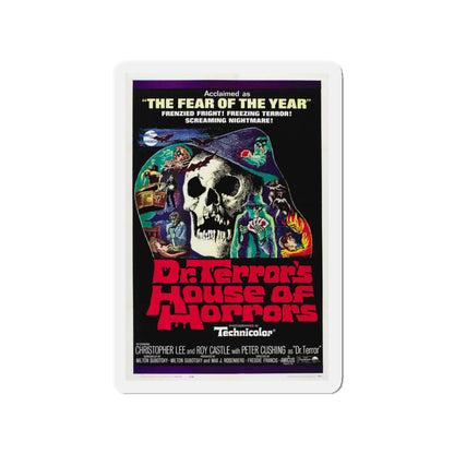 DR. TERROR'S HOUSE OF HORRORS (2) 1967 Movie Poster - Die-Cut Magnet-3" x 3"-The Sticker Space