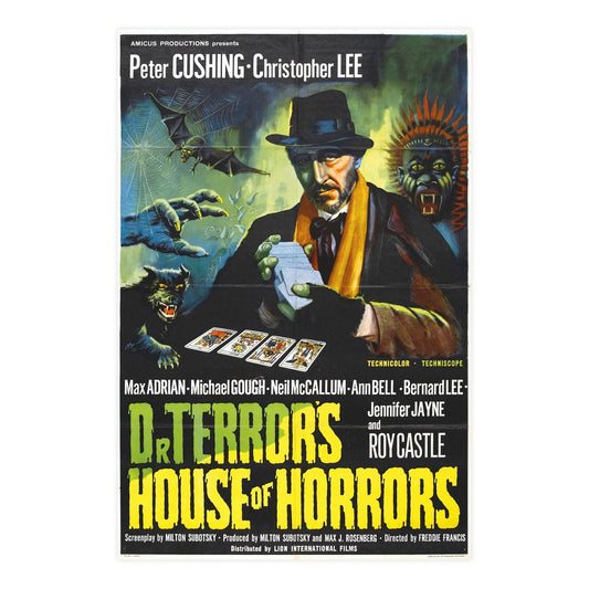 DR. TERROR'S HOUSE OF HORRORS (3) 1967 - Paper Movie Poster-24″ x 36″ (Vertical)-The Sticker Space