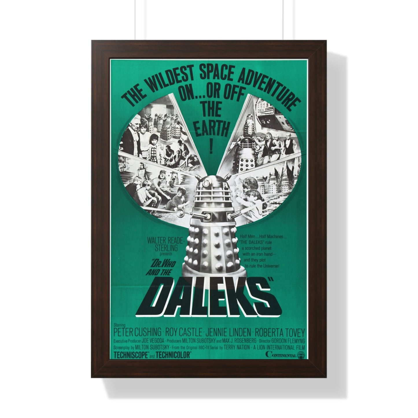 DR. WHO & THE DALEKS (2) 1965 - Framed Movie Poster-16″ x 24″-The Sticker Space