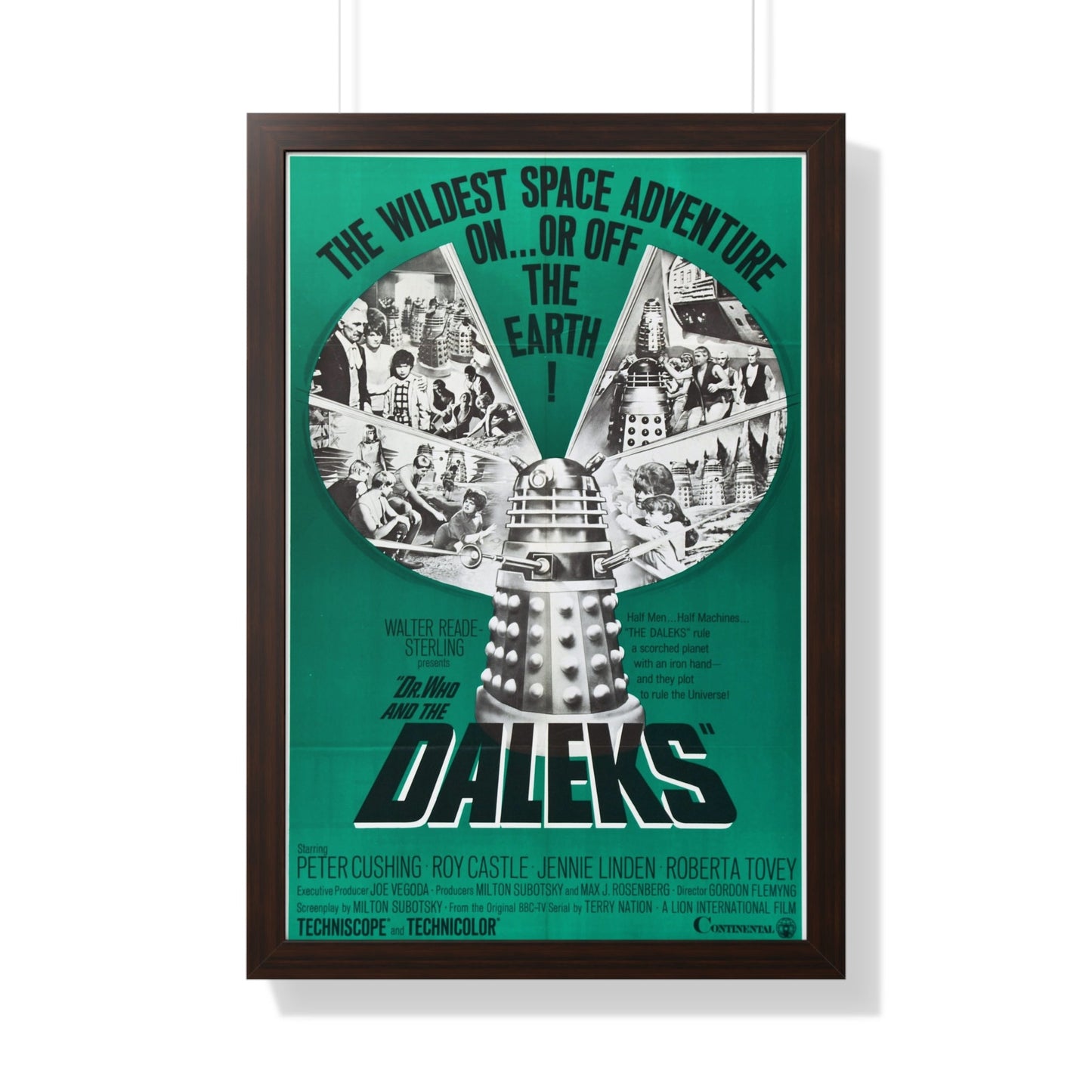 DR. WHO & THE DALEKS (2) 1965 - Framed Movie Poster-20" x 30"-The Sticker Space