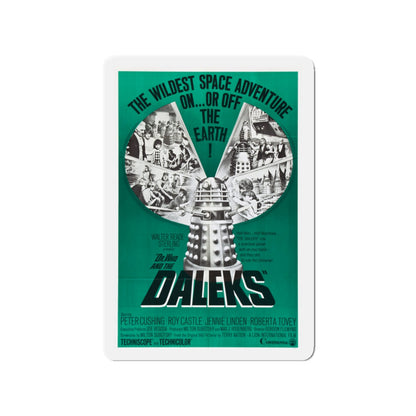 DR. WHO & THE DALEKS (2) 1965 Movie Poster - Die-Cut Magnet-3" x 3"-The Sticker Space