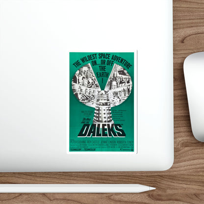 DR. WHO & THE DALEKS (2) 1965 Movie Poster STICKER Vinyl Die-Cut Decal-The Sticker Space