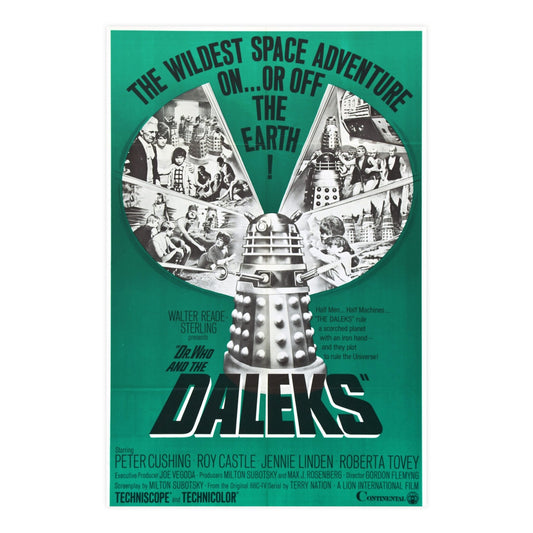DR. WHO & THE DALEKS (2) 1965 - Paper Movie Poster-24″ x 36″ (Vertical)-The Sticker Space