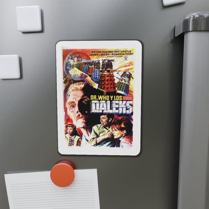 DR. WHO & THE DALEKS (SPANISH) 1965 Movie Poster - Die-Cut Magnet-The Sticker Space