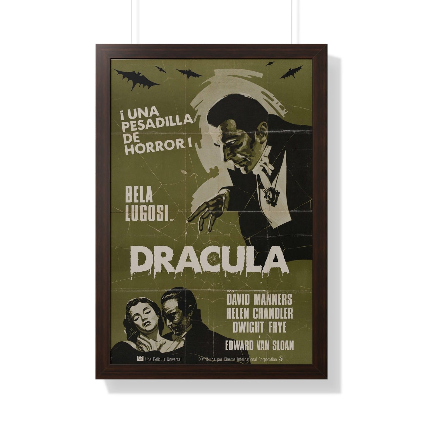 DRACULA 1931 - Framed Movie Poster-20" x 30"-The Sticker Space