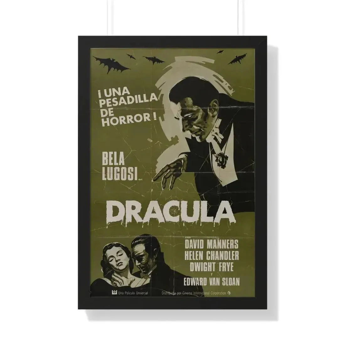 DRACULA 1931 - Framed Movie Poster - The Sticker Space