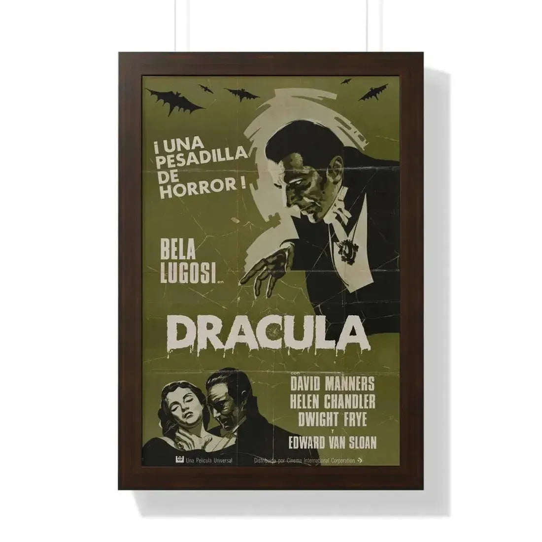DRACULA 1931 - Framed Movie Poster - The Sticker Space