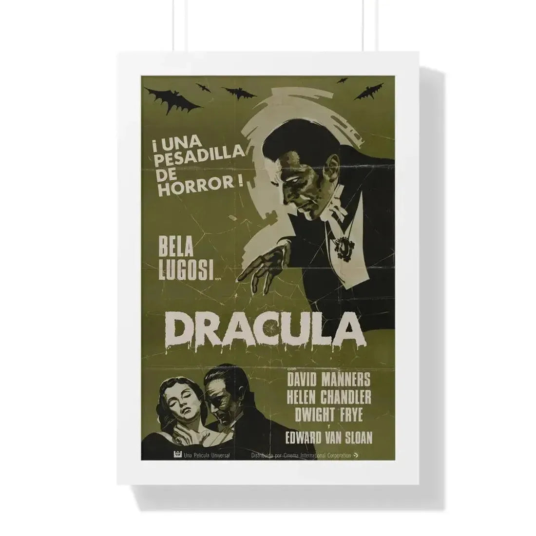 DRACULA 1931 - Framed Movie Poster - The Sticker Space