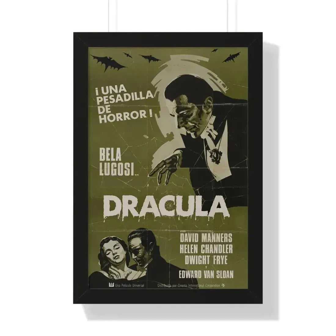 DRACULA 1931 - Framed Movie Poster - The Sticker Space