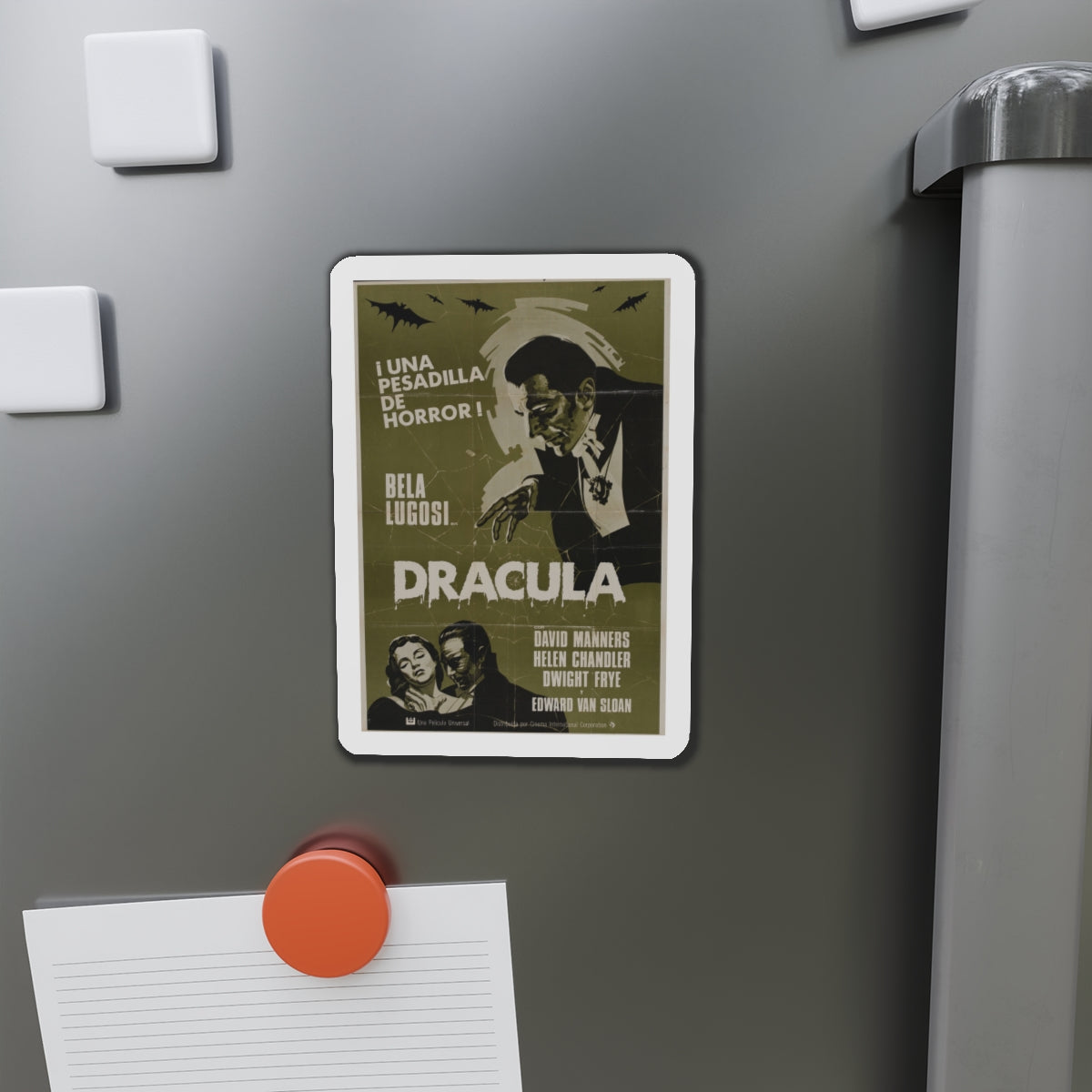 DRACULA 1931 Movie Poster - Die-Cut Magnet-The Sticker Space