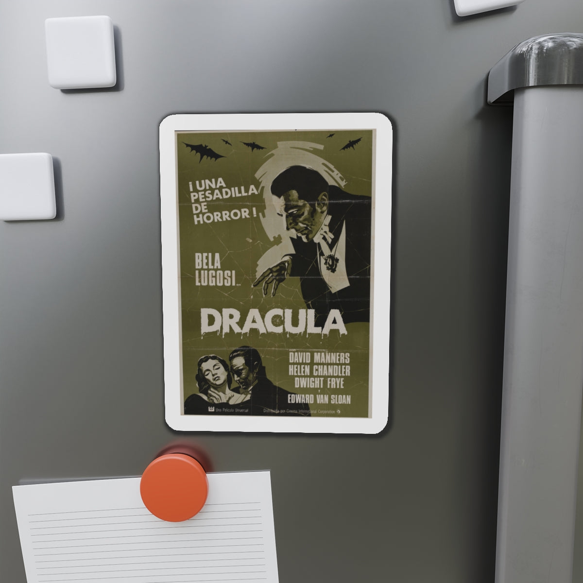 DRACULA 1931 Movie Poster - Die-Cut Magnet-The Sticker Space