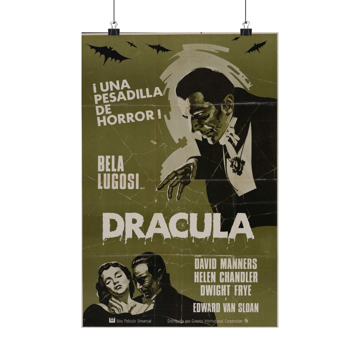 DRACULA 1931 - Paper Movie Poster-12″ x 18″-The Sticker Space