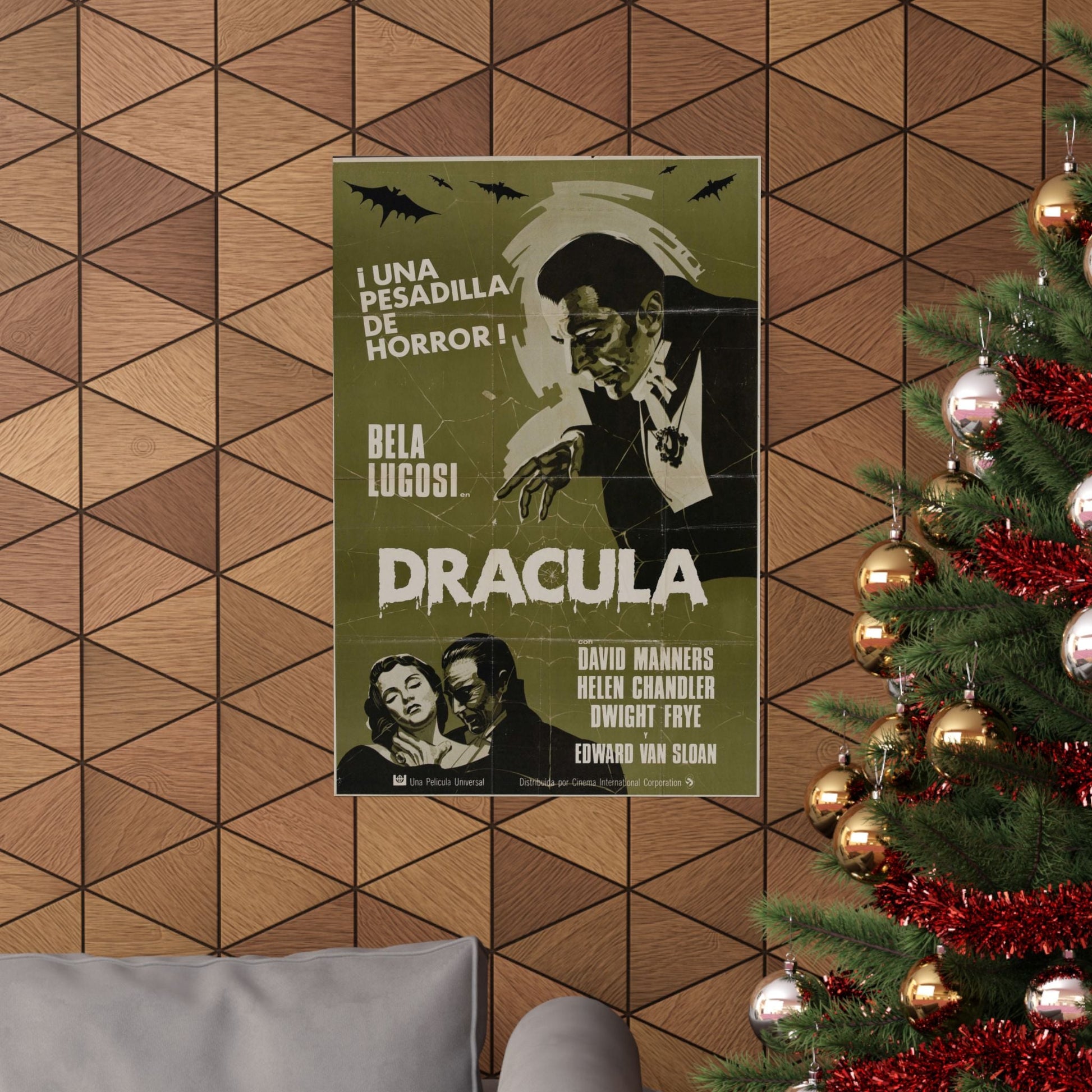 DRACULA 1931 - Paper Movie Poster-The Sticker Space