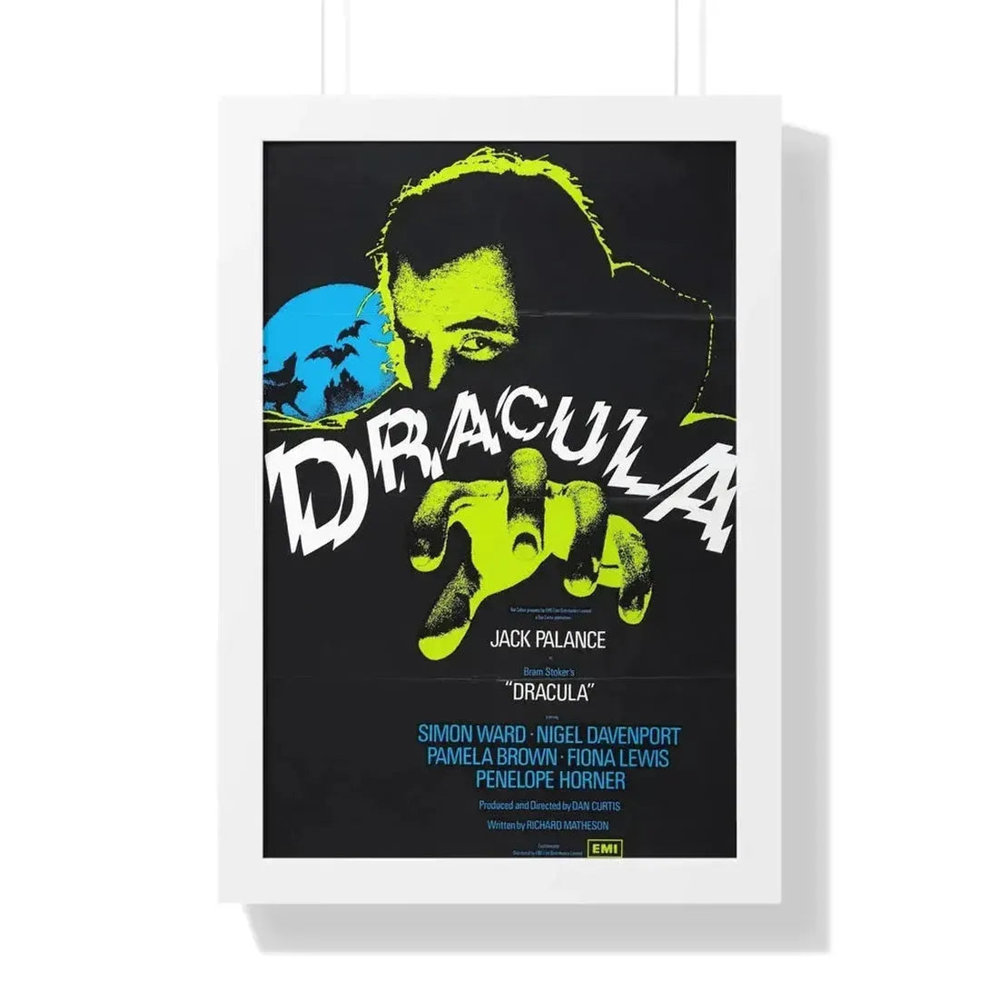 DRACULA 1973 - Framed Movie Poster - The Sticker Space