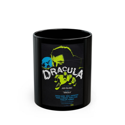 DRACULA 1973 Movie Poster - Black Coffee Mug-11oz-The Sticker Space