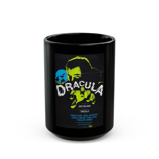 DRACULA 1973 Movie Poster - Black Coffee Mug-15oz-The Sticker Space